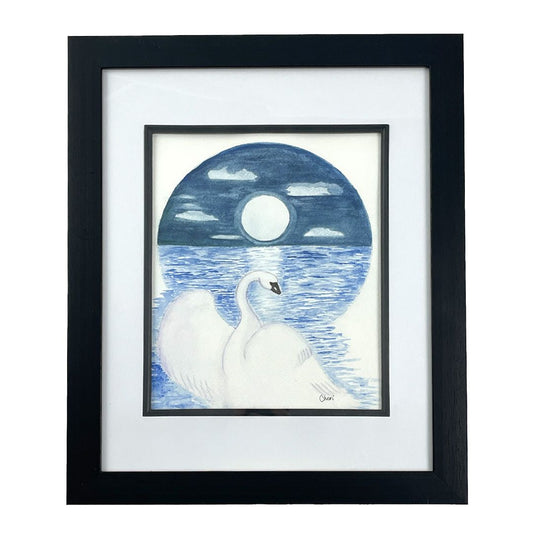 Swan in the Moonlight