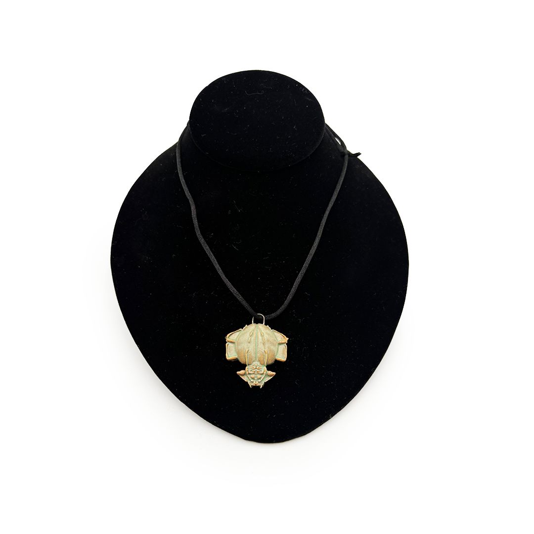 Green Beetle Necklace