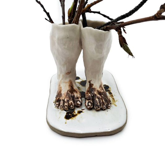 Muddy Feet Vase