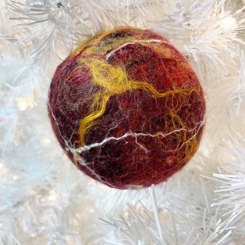 Ornament - Decorative Ball (Maroon)