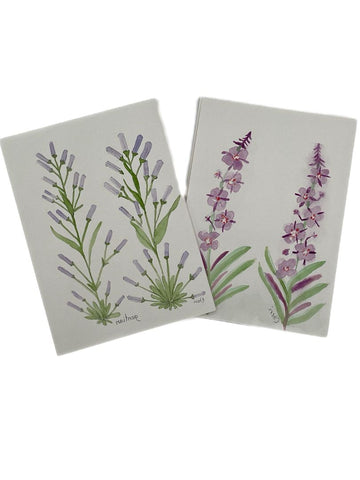 Original Watercolor Cards