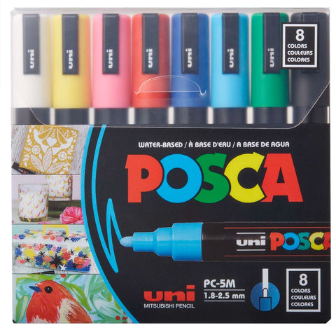 Marker - Posca Set/8 5M