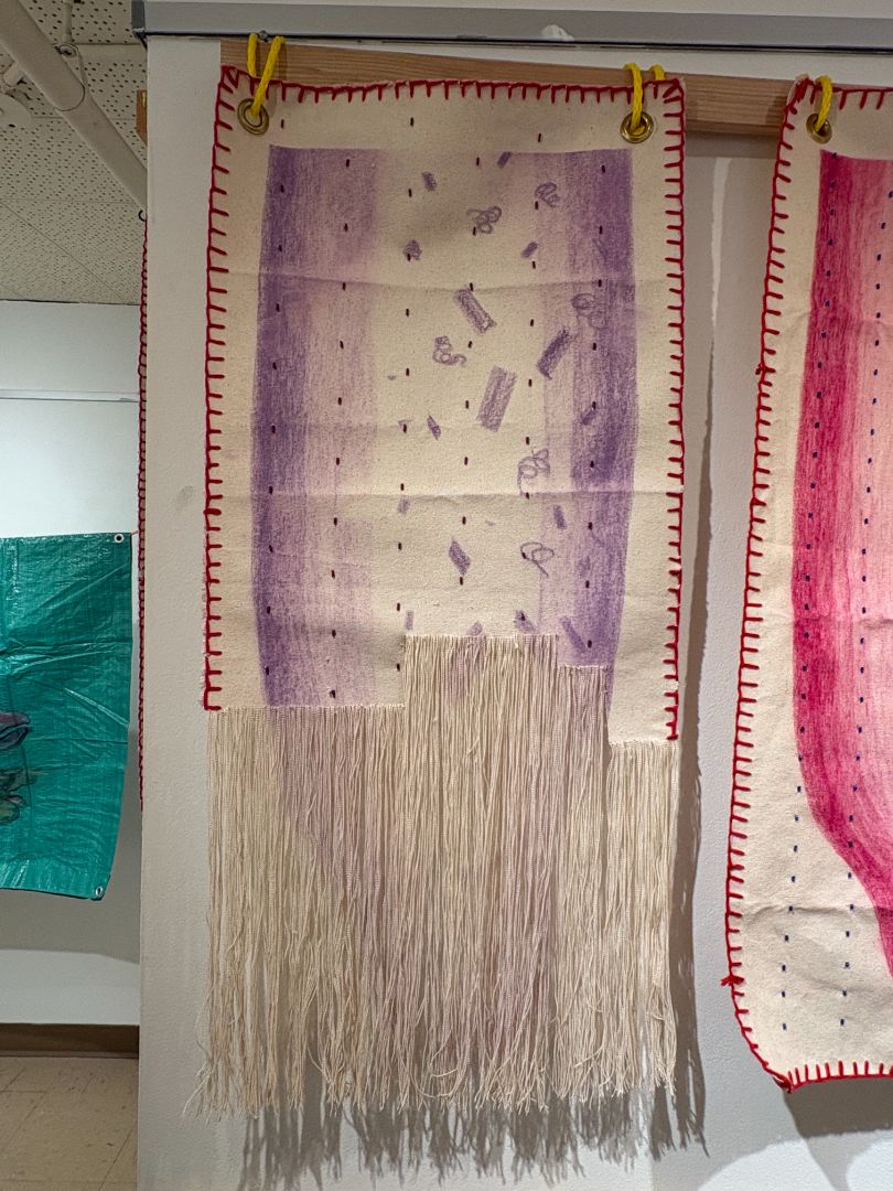 Fish Skin Lavender Shredded
