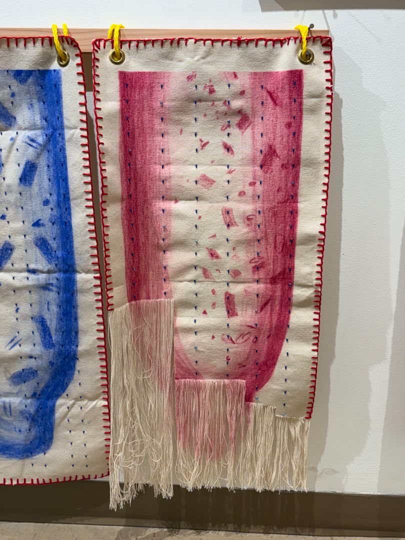 Fish Skin Magenta Shredded