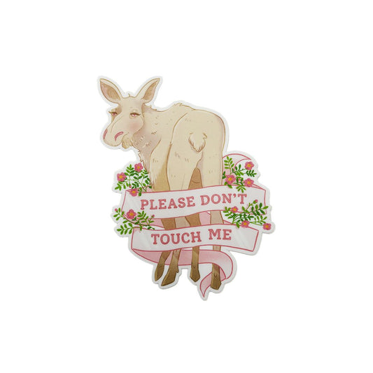 Please Don't Touch Me Sticker