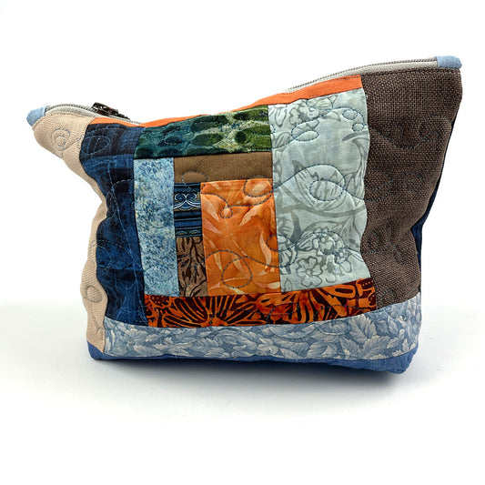 Quilted Zippered Pouch