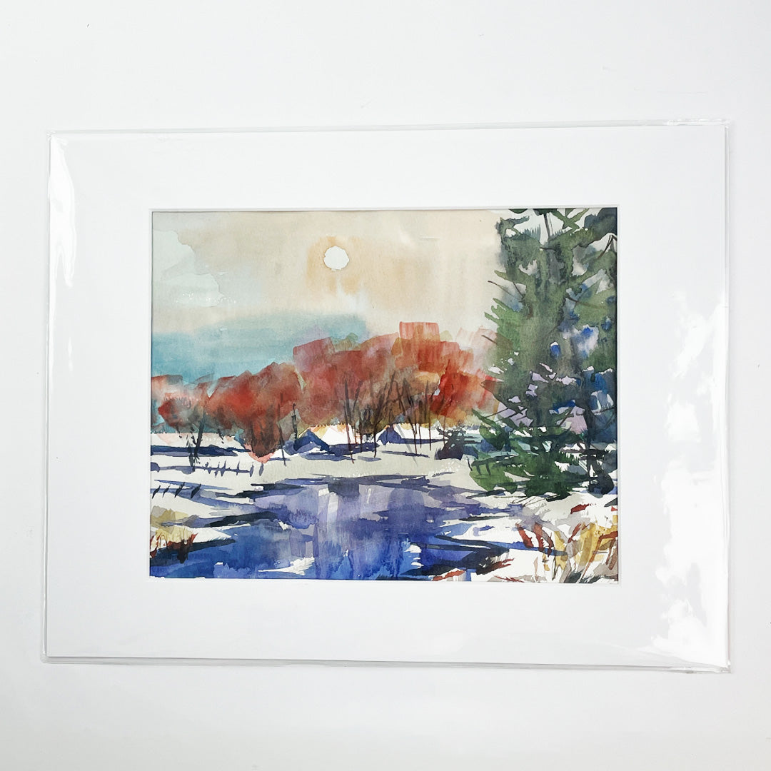 Assorted Unframed Watercolour Originals - 11x14
