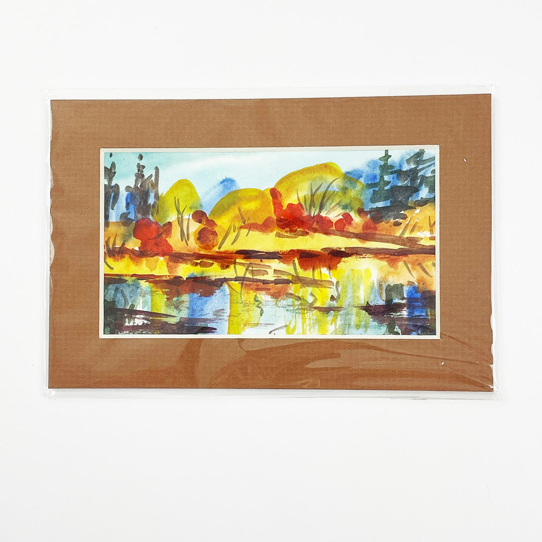 Assorted Unframed Watercolour Originals - 4x6
