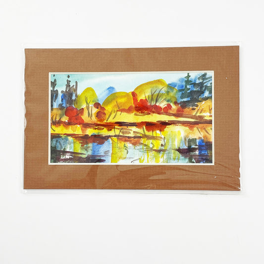 Assorted Unframed Watercolour Originals - 4x6