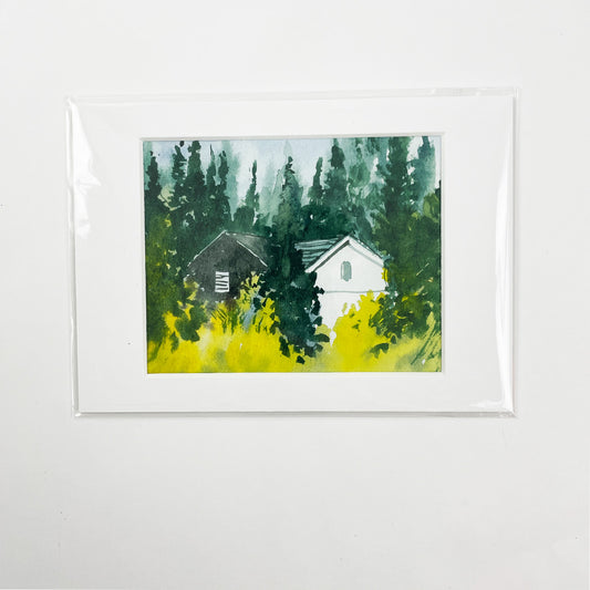 Assorted Unframed Watercolour Originals - 5x7