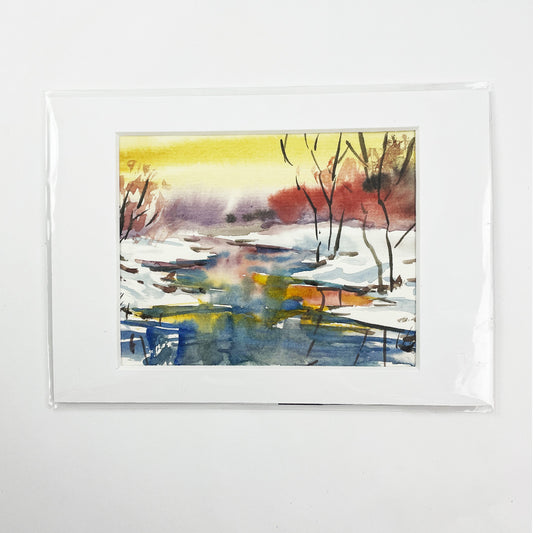 Assorted Unframed Watercolour Originals - 5x7