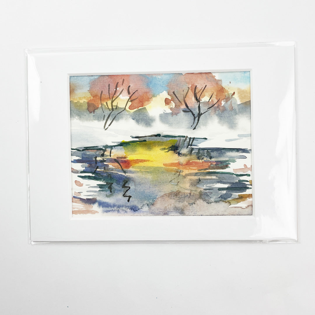 Assorted Unframed Watercolour Originals - 5x7