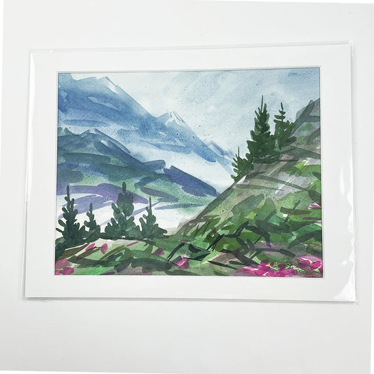 Assorted Unframed Watercolour Originals - 8.5x11