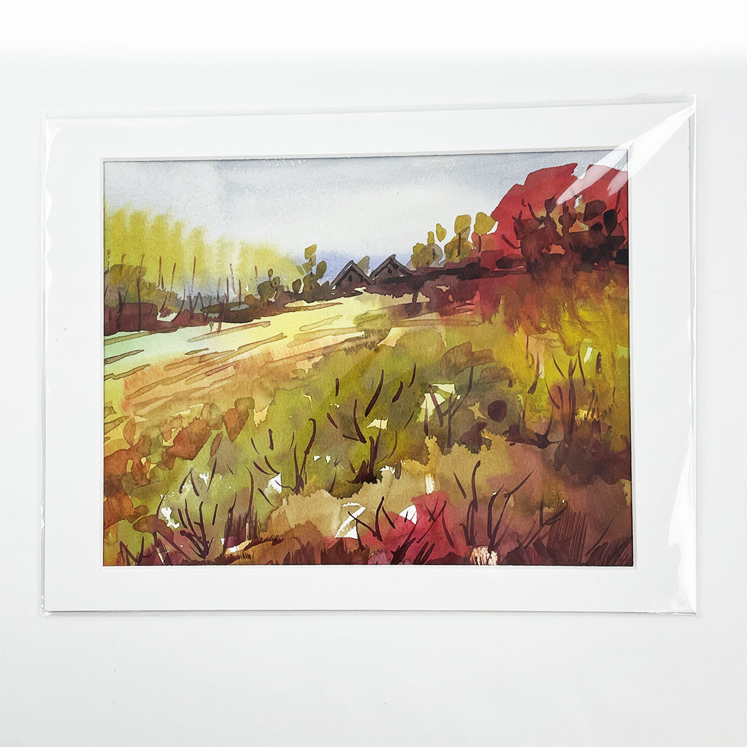 Assorted Unframed Watercolour Originals - 8.5x11