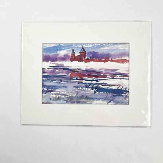 Assorted Unframed Watercolour Originals - 8x10