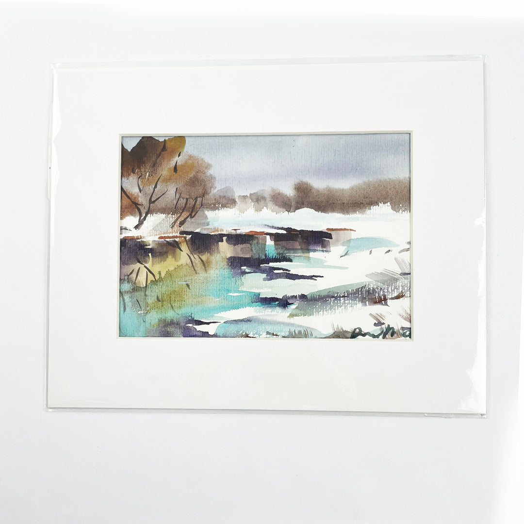 Assorted Unframed Watercolour Originals - 8x10