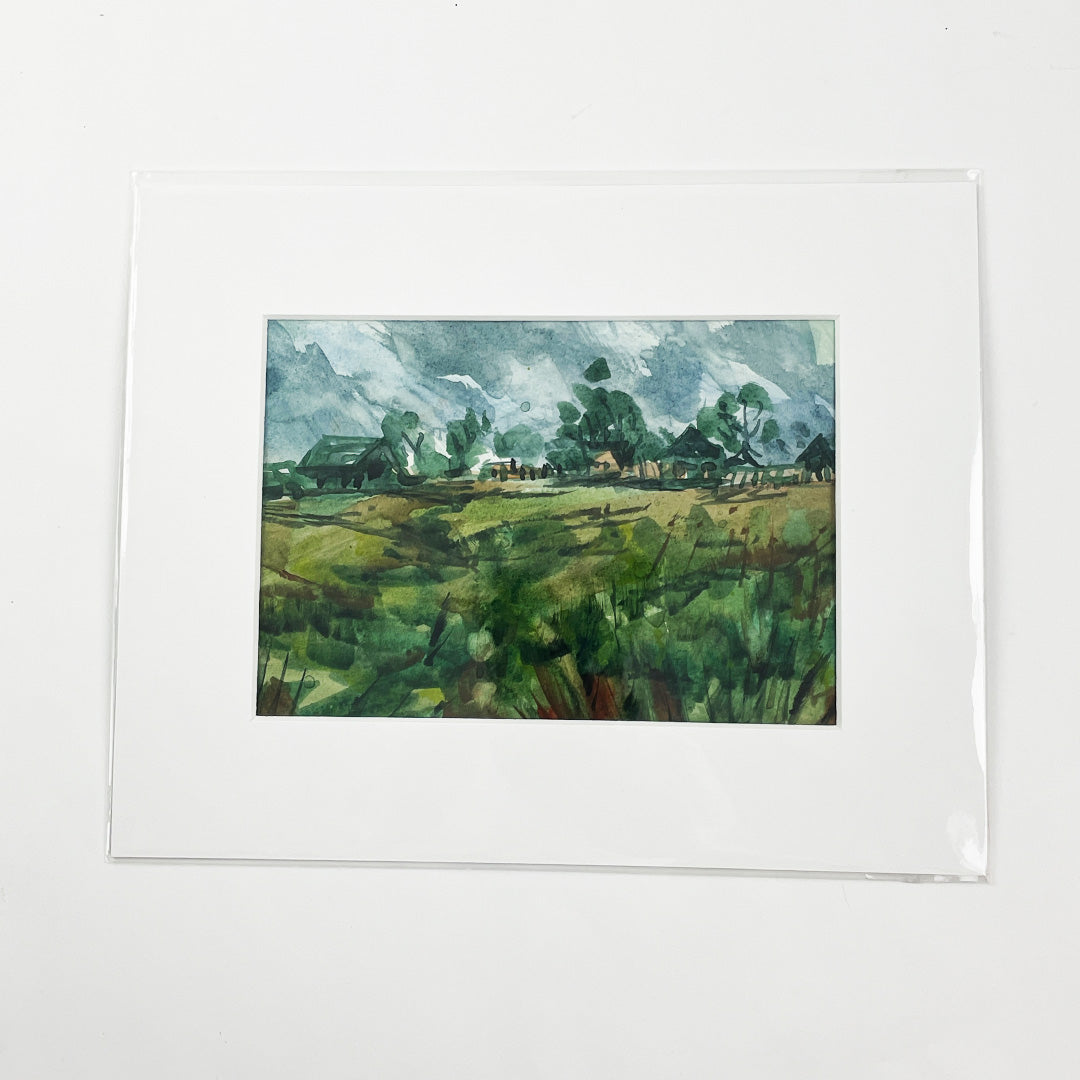 Assorted Unframed Watercolour Originals - 8x10