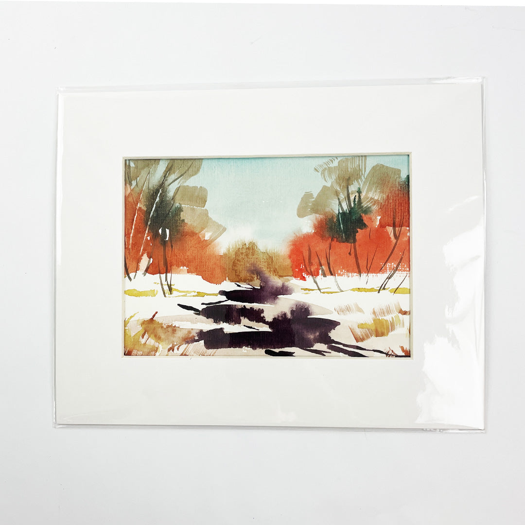 Assorted Unframed Watercolour Originals - 8x10