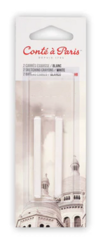 Conte - 2 White Drawing Sticks