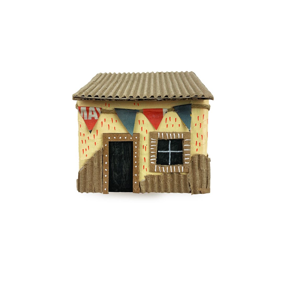 Tiny cardboard house N2