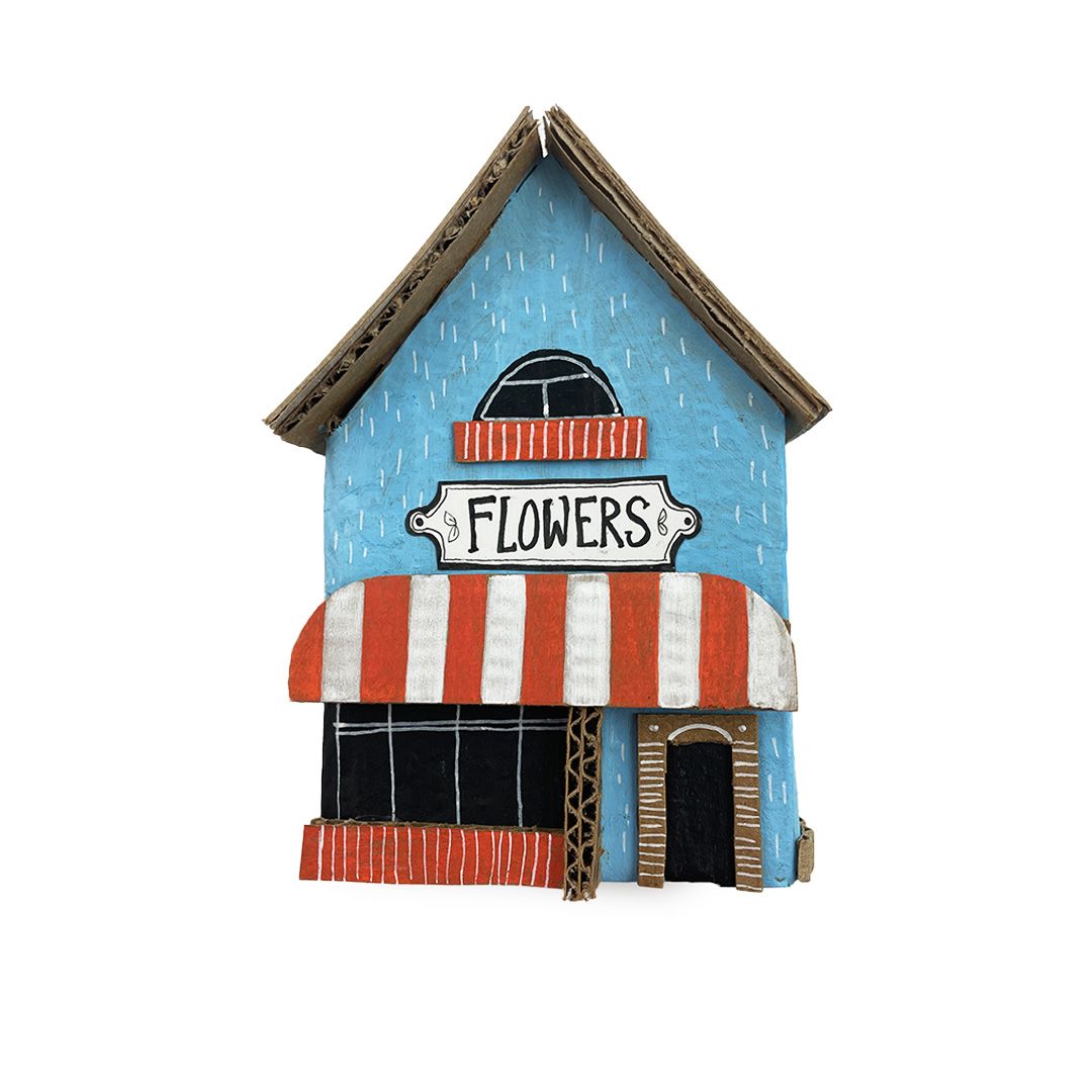 Tiny cardboard house N3
