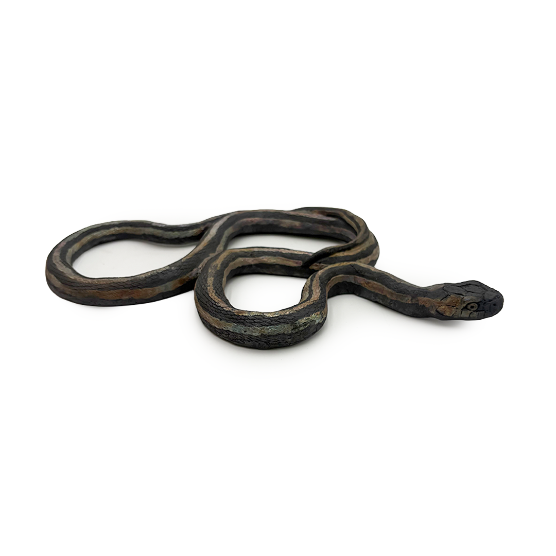 Iridescent Garter Snakes