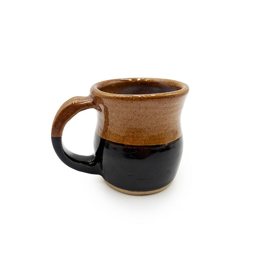 Large Black & Brown Mug