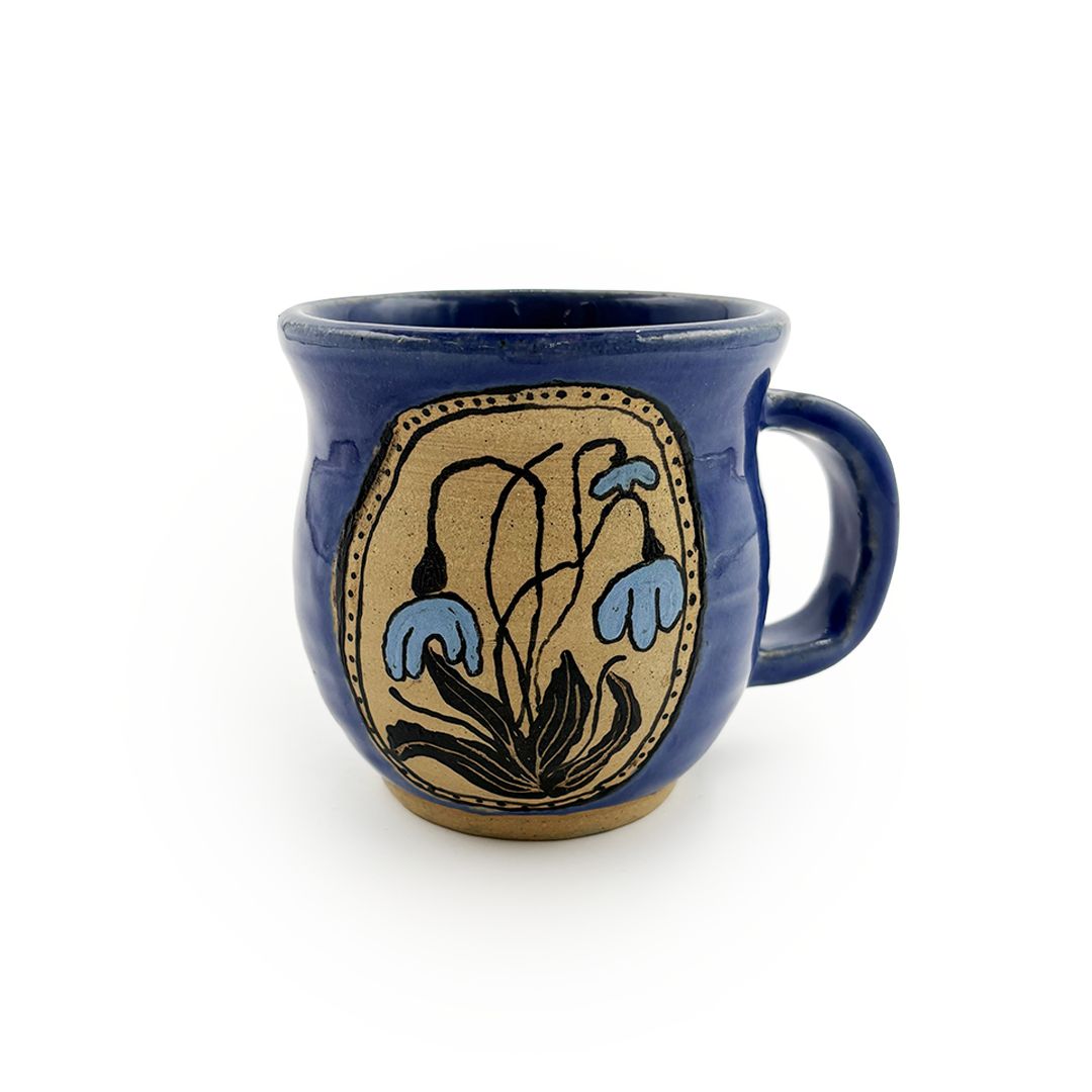 Blue Flower Mug