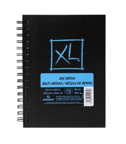 Sketchbook - XL Mix Media 5.5x8.5 (Hardcover)