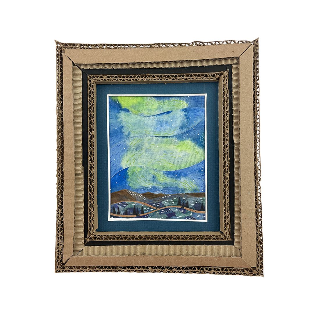 Yukon Landscape - Aurora Borealis