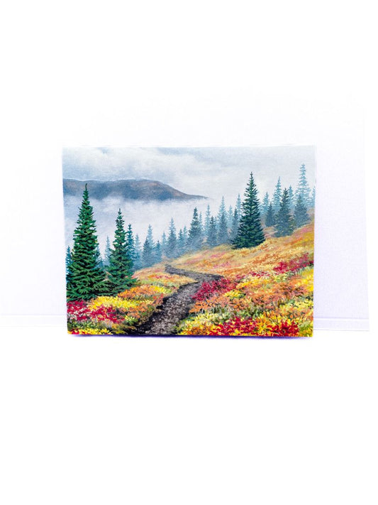 Card- Misty Mountain Autumn