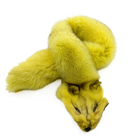 Yellow Fox Stole - unlined