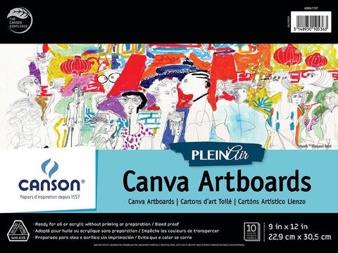 Pad - Canson Canva Artboard 9x12