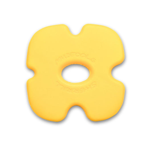 4 Sided Yellow Polymer Rib - Edgy - Mudtools