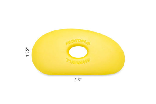 Yellow Polymer Rib - Shape 1 - Mudtools