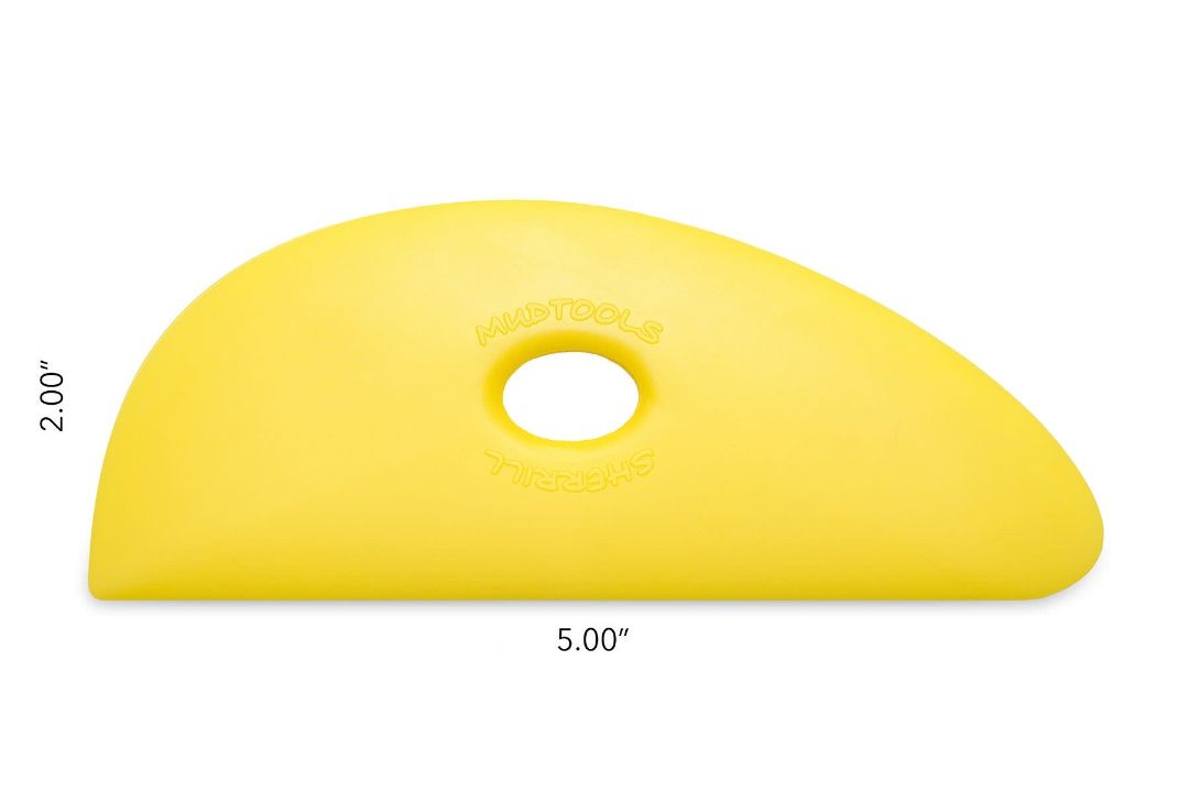 Yellow Polymer Rib - Shape 3 - Mudtools
