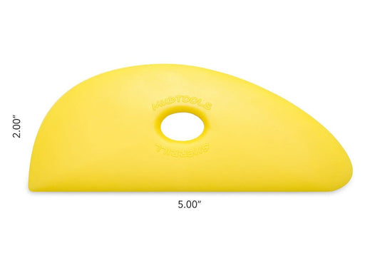 Yellow Polymer Rib - Shape 3 - Mudtools