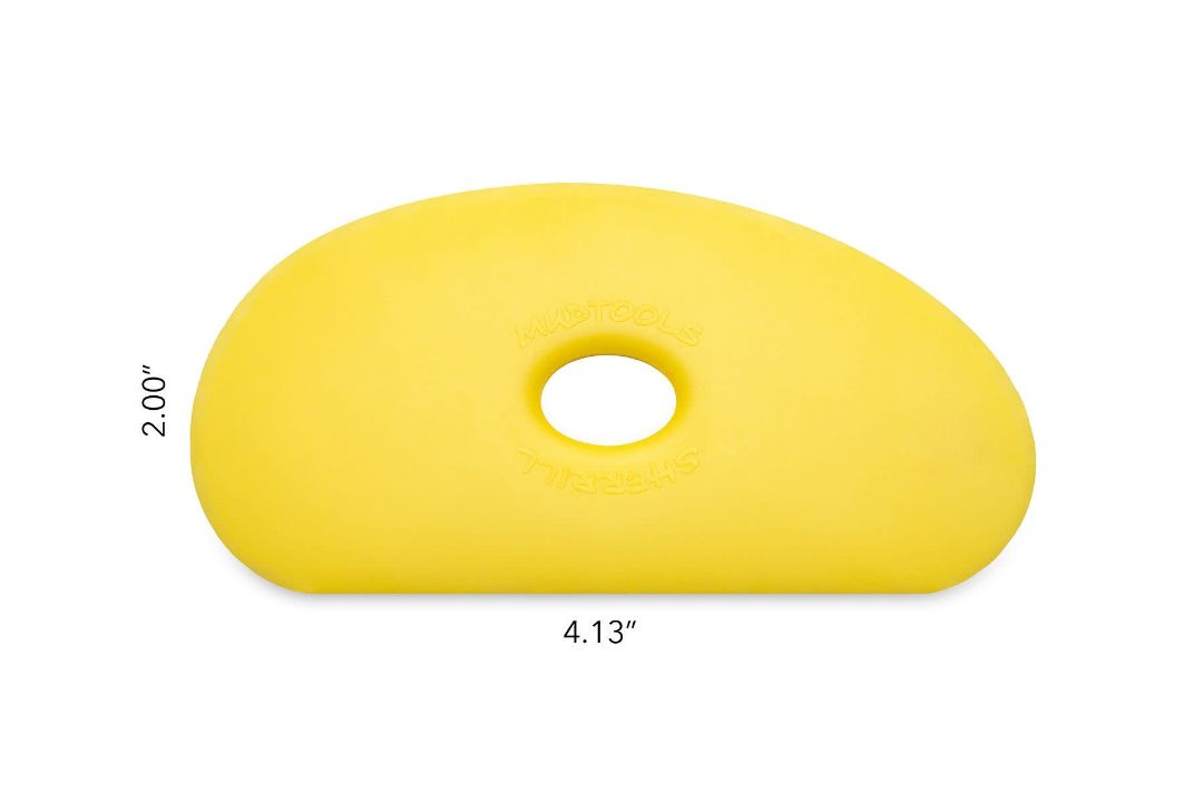 Yellow Polymer Rib - Shape 5 - Mudtools