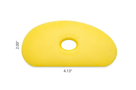Yellow Polymer Rib - Shape 5 - Mudtools