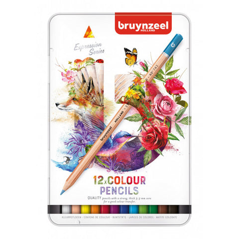 Pencil Crayons - Set/12 Expression