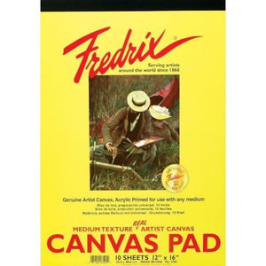 Pad - Fredrix Canvas 12x16