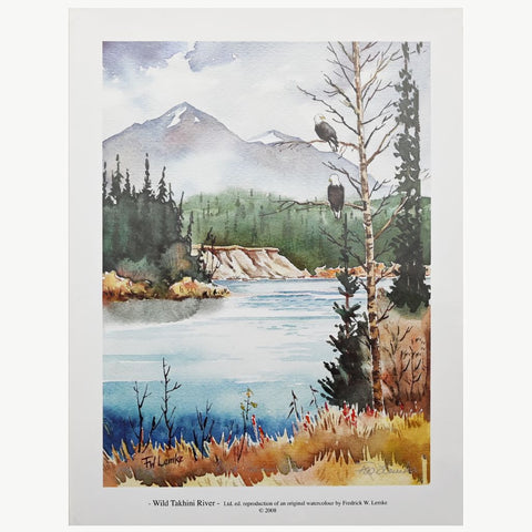 Print - Wild Takhini River