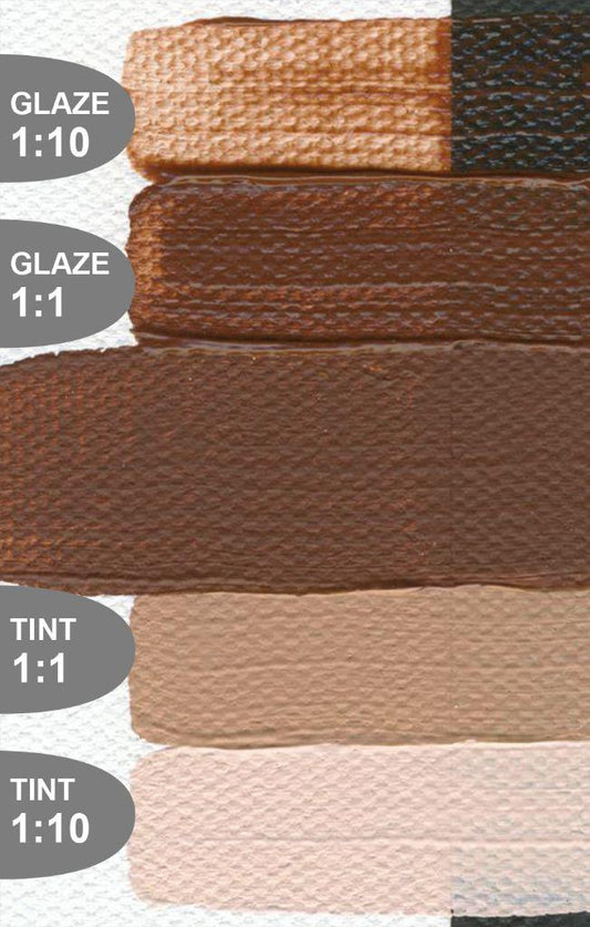 Acryl - Burnt Sienna GOLDEN