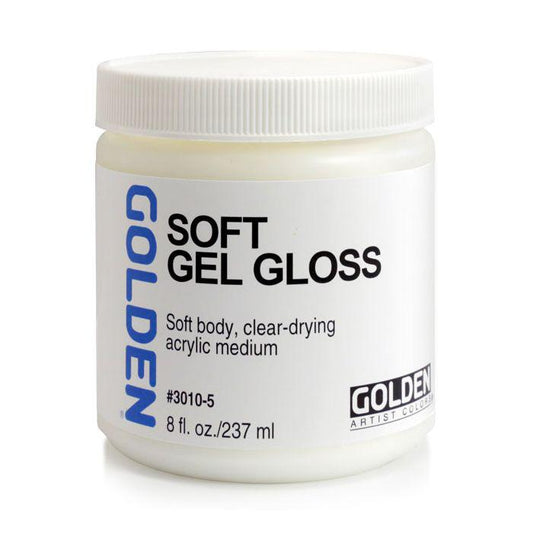 Medium - Soft Gel Gloss 8oz GOLDEN