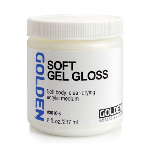 Medium - Soft Gel Gloss 8oz GOLDEN