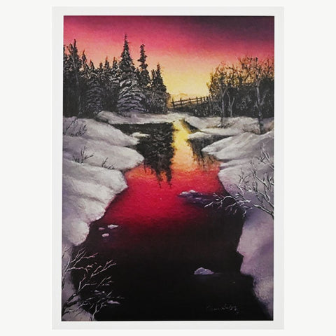 Card - Yukon Sunset Glow