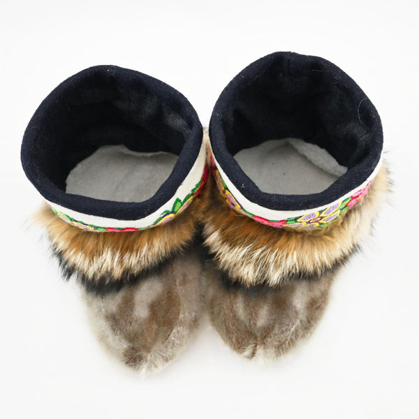 Coyote and Seal Embroidery Mukluks