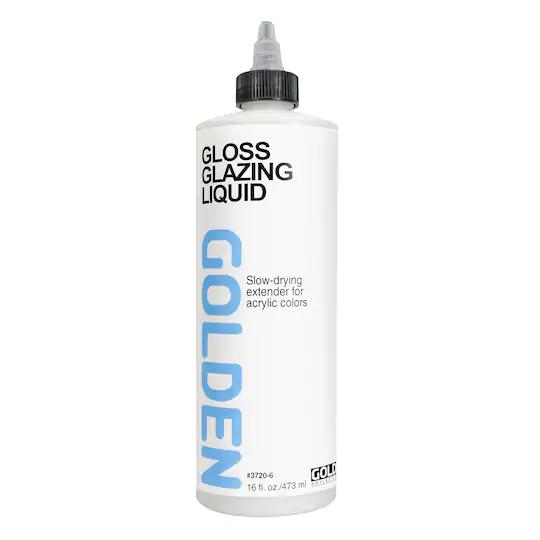 Medium -  Gloss Glazing Liquid 8oz GOLDEN