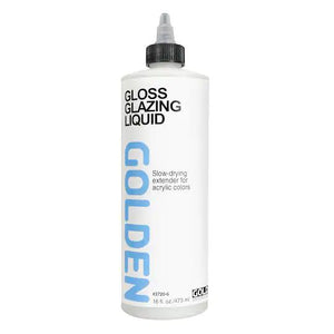 Medium -  Gloss Glazing Liquid 8oz GOLDEN