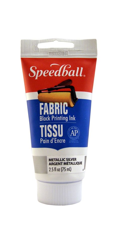 Block Ink (Fabric) - Silver